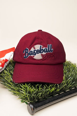 Baseball Mom Red Cap - Wholesale Accessory Market