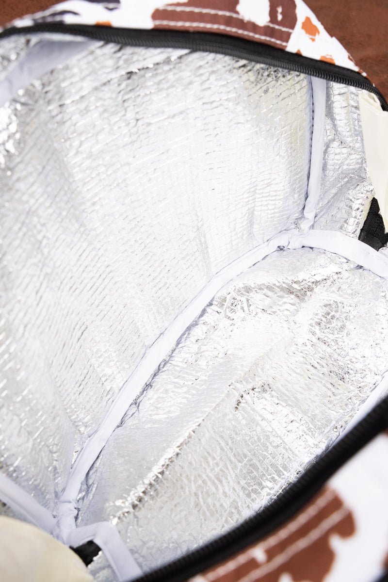 NGIL Caffe Moo-cha Insulated Bowler Style Lunch Bag - Wholesale Accessory Market