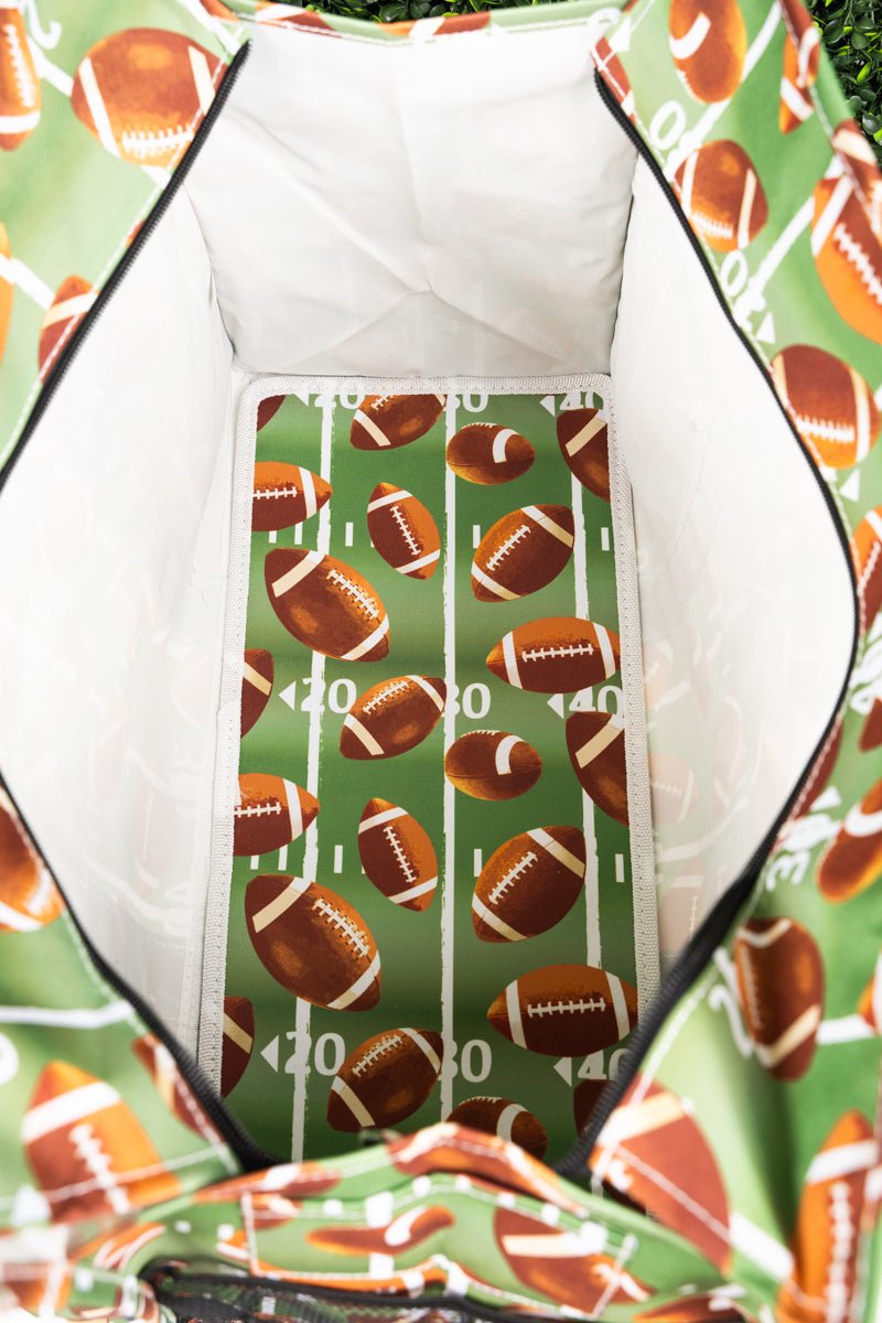 NGIL The Gridiron Utility Tote with Black Trim - Wholesale Accessory Market