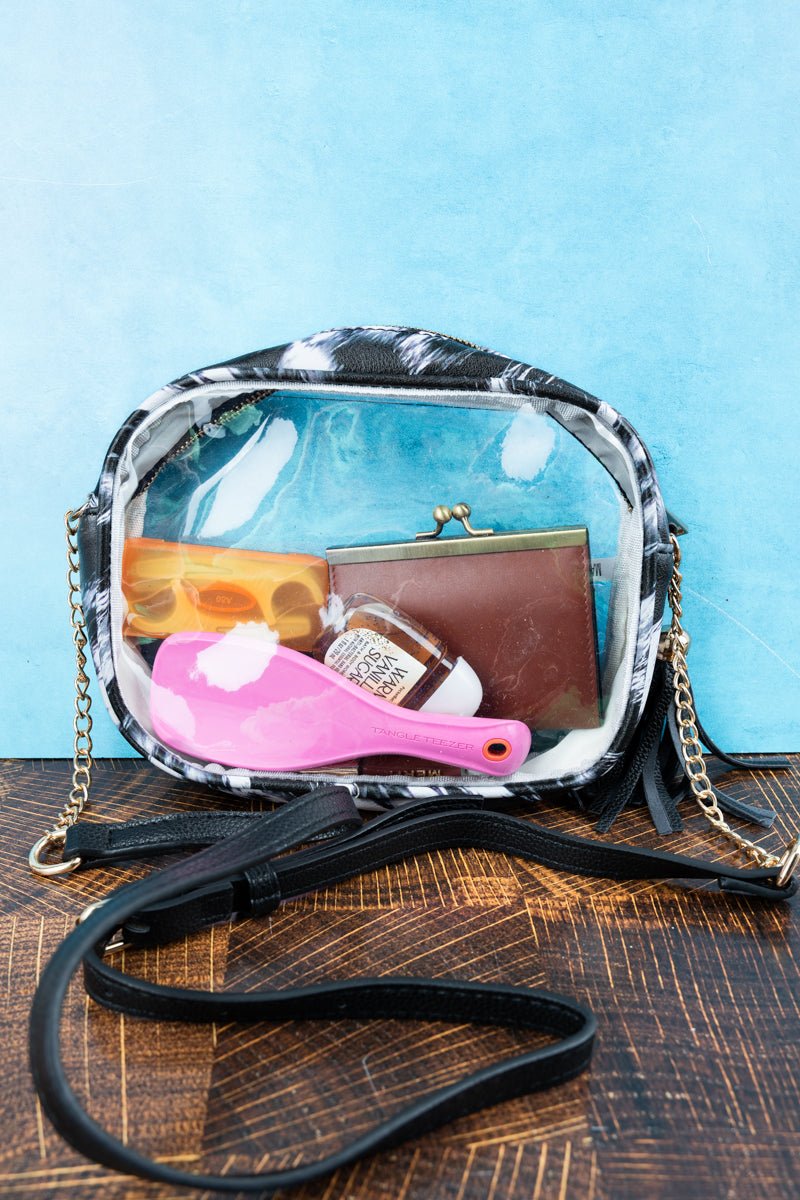 NGIL Cow-lifornia Dreaming Faux Leather Clearview Crossbody - Wholesale Accessory Market