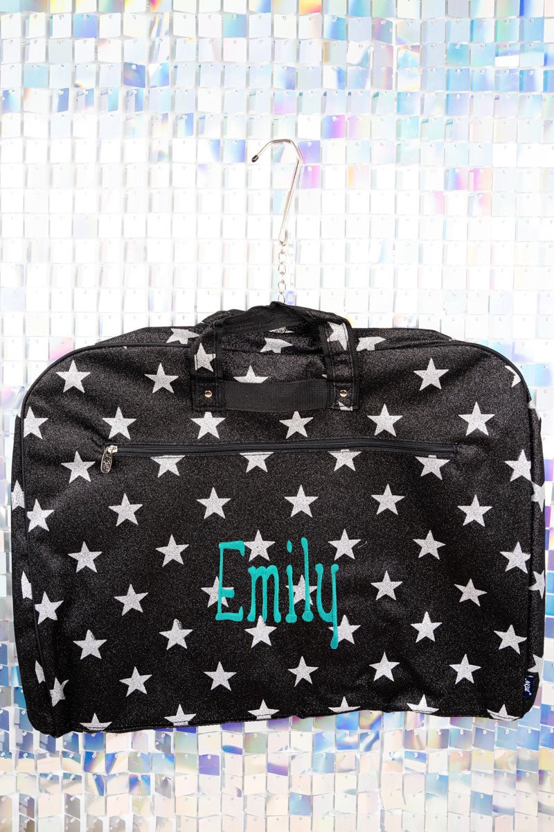 NGIL Black Starry Glitz & Glam Garment Bag - Wholesale Accessory Market