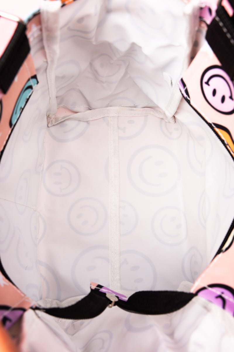 NGIL Put On A Happy Face Organizer Tote - Wholesale Accessory Market