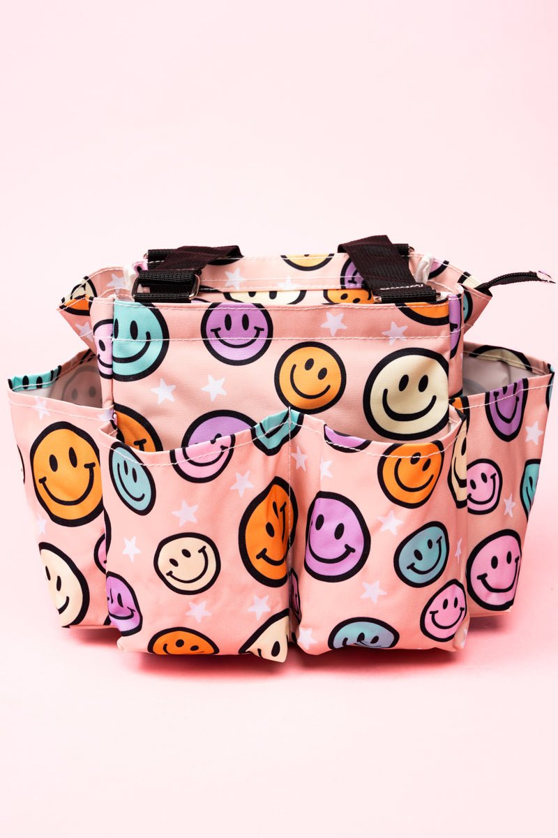 NGIL Put On A Happy Face Organizer Tote - Wholesale Accessory Market