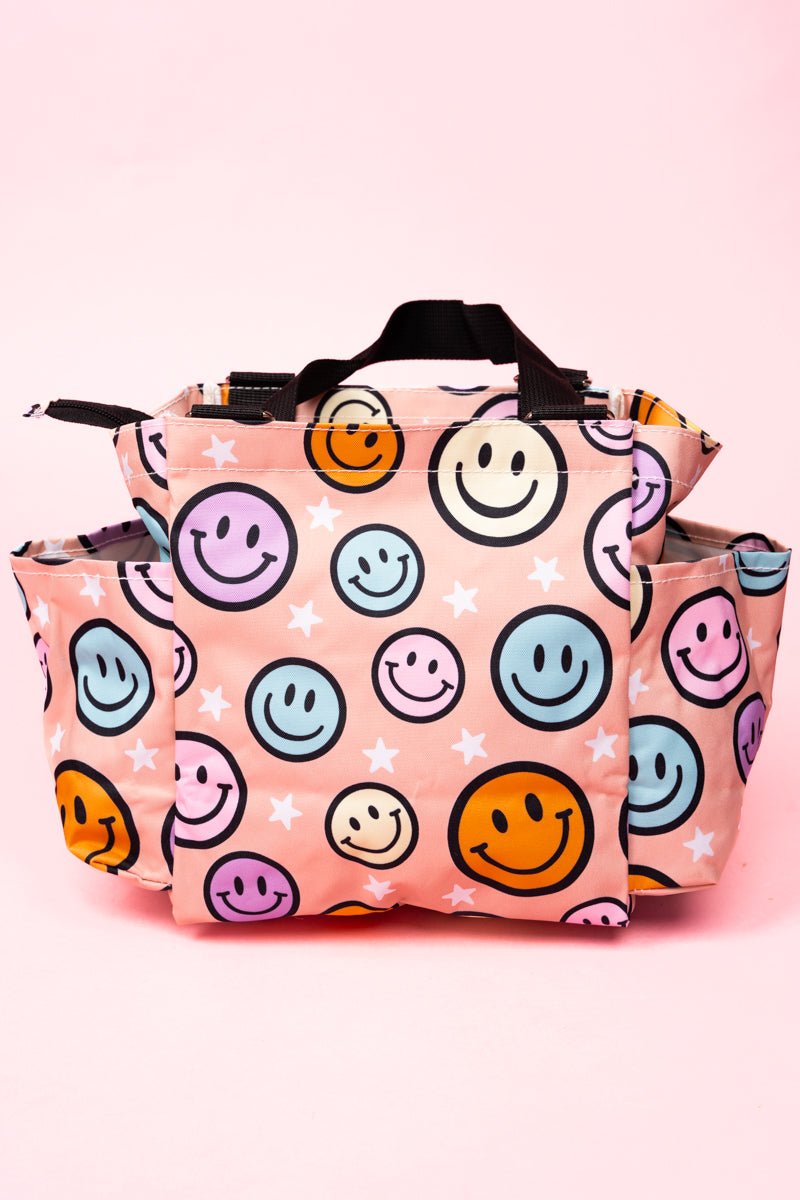 NGIL Put On A Happy Face Organizer Tote - Wholesale Accessory Market