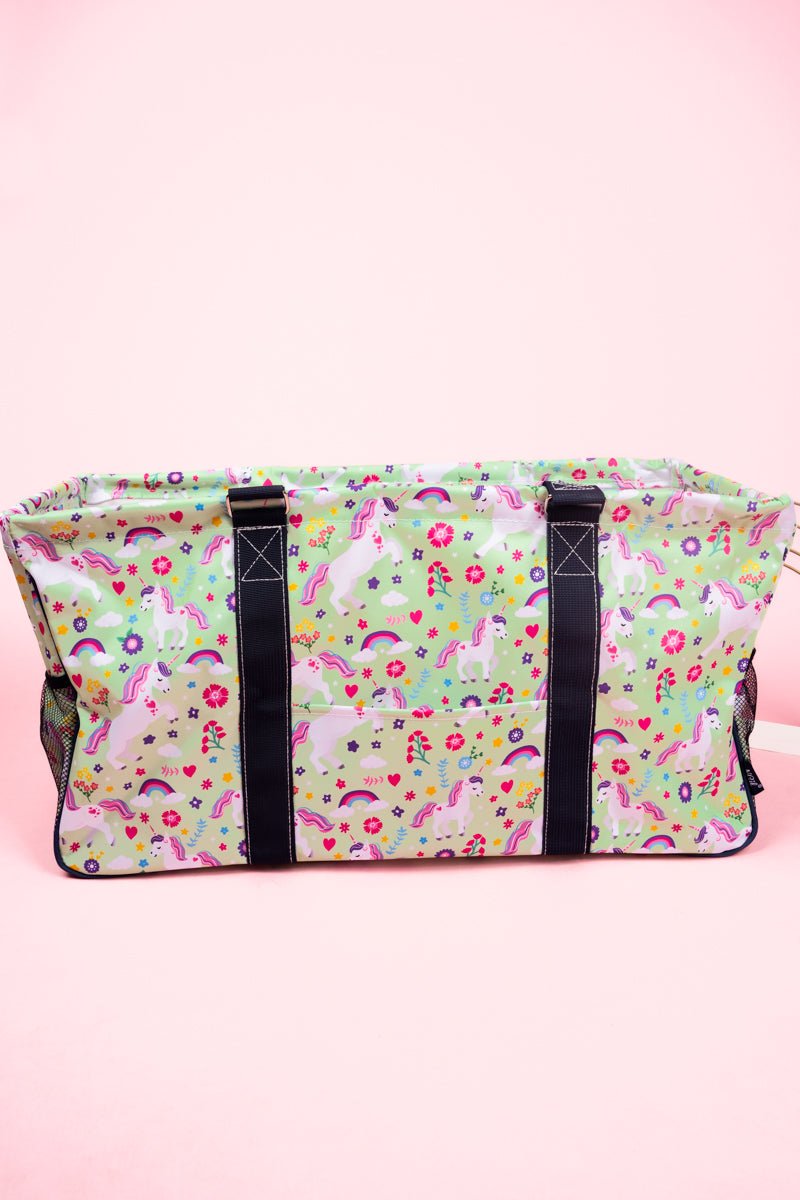 NGIL Rainbow Magic Collapsible Haul-It-All Basket with Mesh Pockets - Wholesale Accessory Market