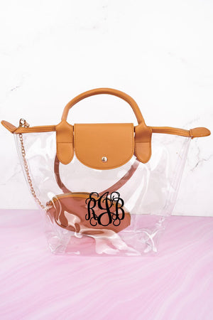 Clear As Day Tote Bag, Beige - Wholesale Accessory Market