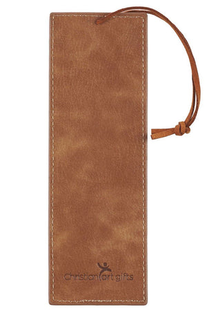 Trust In The Lord Tan LuxLeather Page Marker - Wholesale Accessory Market
