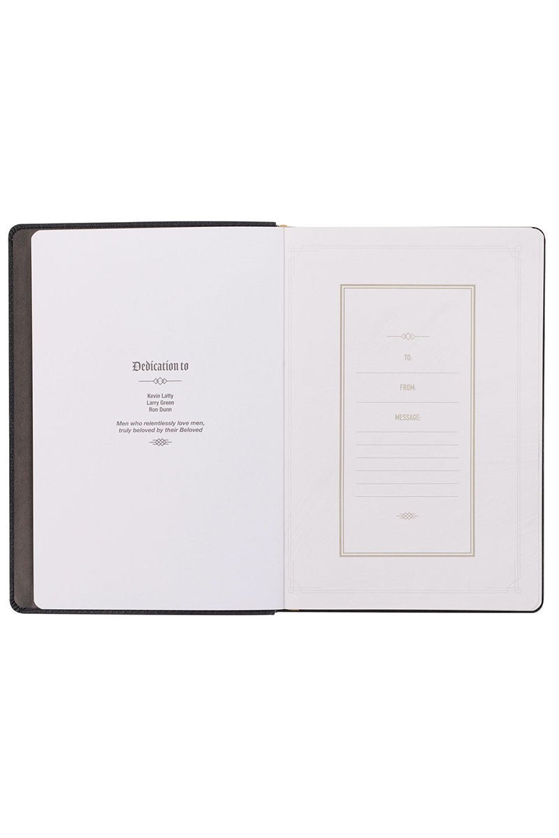 God's Daily Wisdom For Men Black Faux Leather Devotional - Wholesale Accessory Market