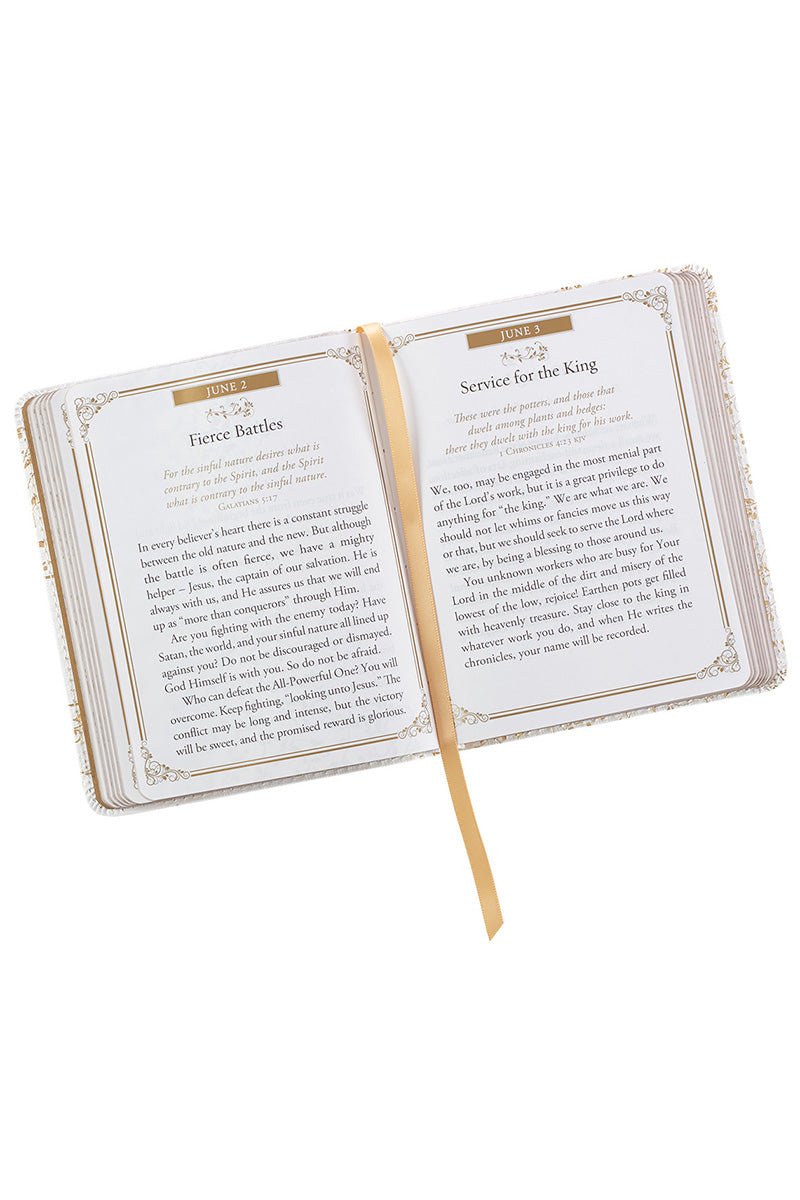 One-Minute Devotions - Morning by Morning LuxLeather Book - Wholesale Accessory Market