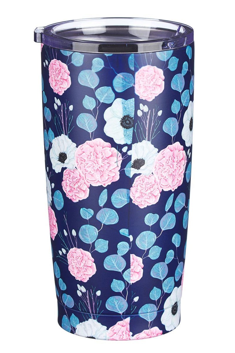 Psalm 46:10 'Be Still & Know' Floral Travel Mug - Wholesale Accessory Market