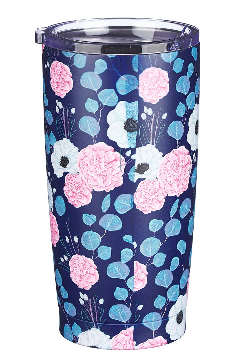 Psalm 46:10 'Be Still & Know' Floral Travel Mug - Wholesale Accessory Market