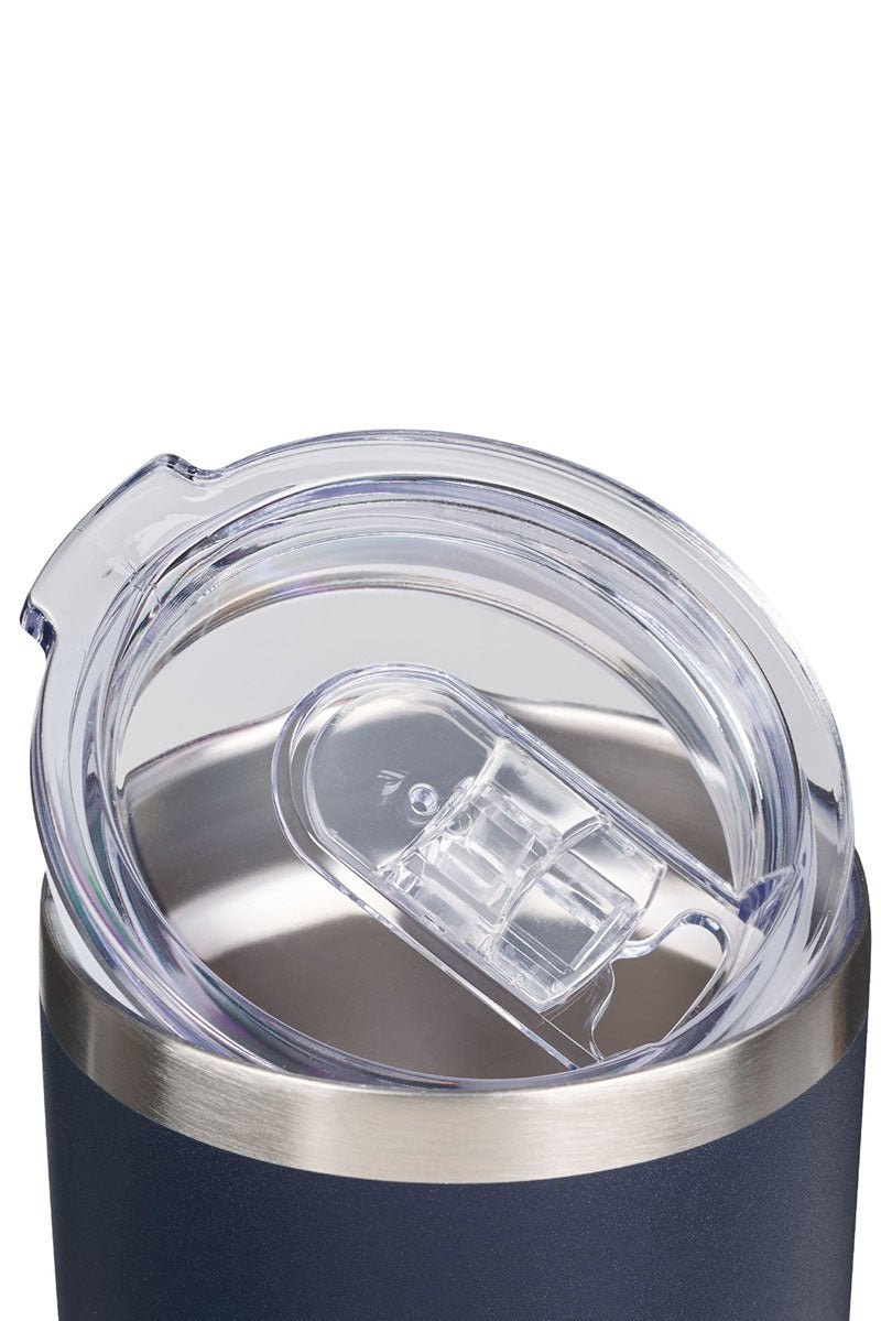 Be Strong and Courageous Navy Stainless Steel Travel Mug - Wholesale Accessory Market