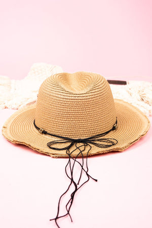 Puerto Nuevo Taupe Straw Panama Hat - Wholesale Accessory Market