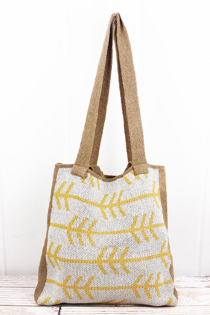 Be Clever Broken Arrow Knitted Bag - Wholesale Accessory Market