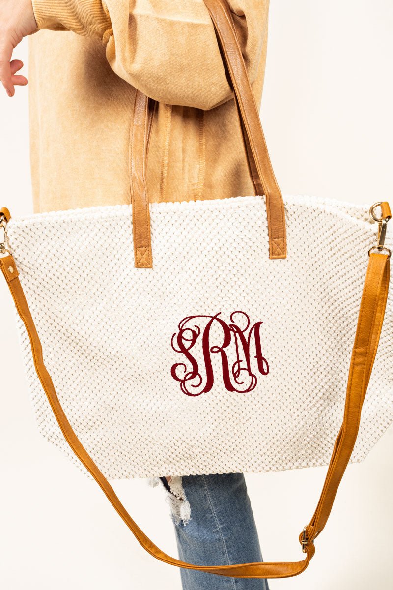 Be Clever Terre Hill Tote Bag, Ivory - Wholesale Accessory Market