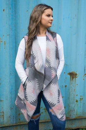 L.I.B. New York Flagstaff Pocket Vest, Gray - Wholesale Accessory Market