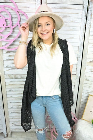 Follow You There Vest, Black - Wholesale Accessory Market