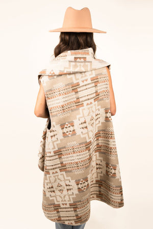 L.I.B. New York Costa Mesa Vest, Beige - Wholesale Accessory Market