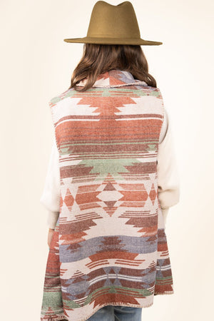 L.I.B. New York Paint The Sky Pocket Vest, Burgundy - Wholesale Accessory Market