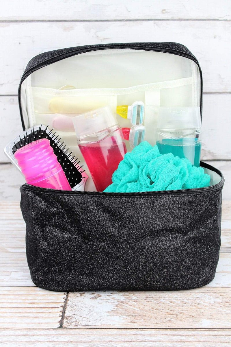 NGIL Black Glitz & Glam Train Case - Wholesale Accessory Market