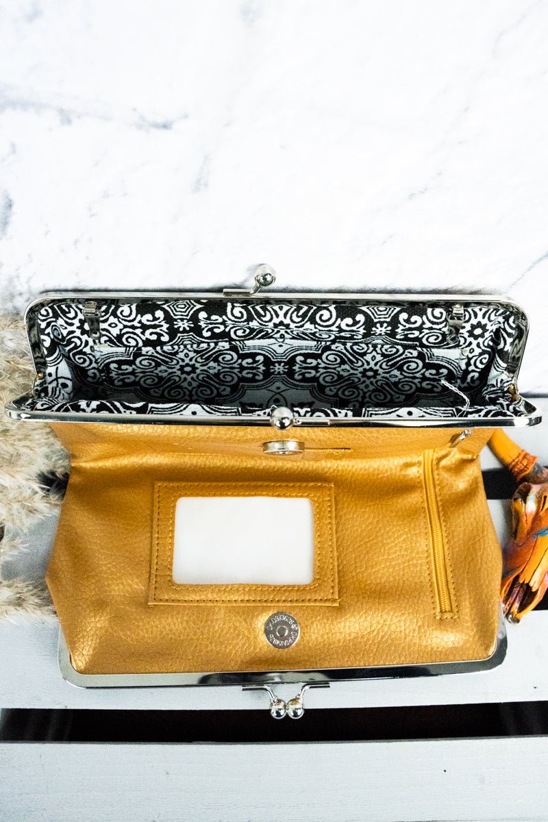 NGIL Twice as Nice Clutch Wallet in Bronze - Wholesale Accessory Market