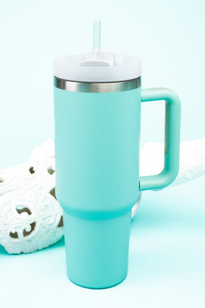 PRE-ORDER! The Traveler Teal Matte Stainless Steel Tumbler **EXPECTED SHIP DATE 6/2** - Wholesale Accessory Market
