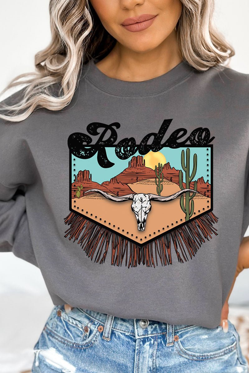 Rodeo Landscape Heavy-weight Crew Sweatshirt - Wholesale Accessory Market