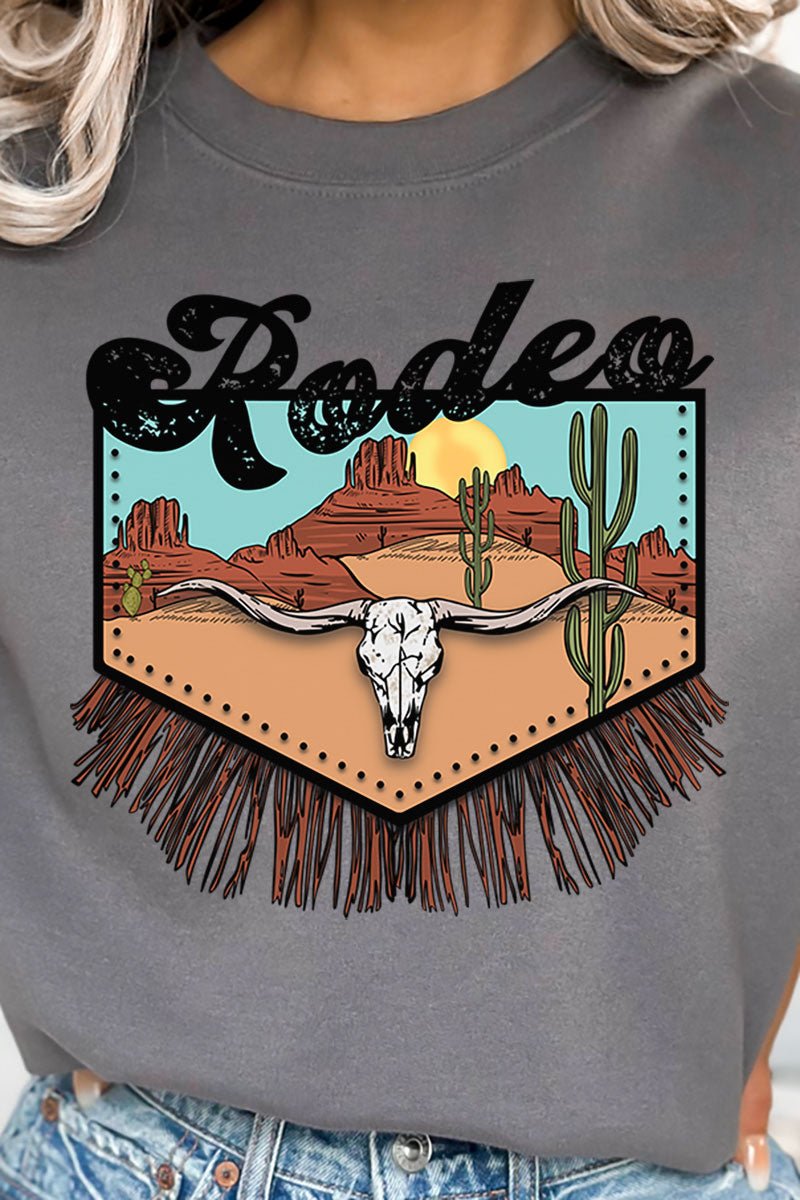 Rodeo Landscape Heavy-weight Crew Sweatshirt - Wholesale Accessory Market