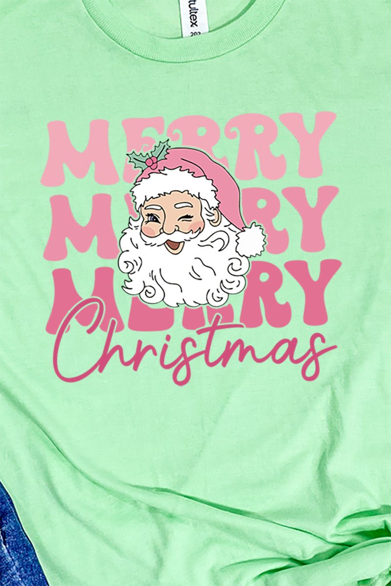 Sassy Santa Merry Christmas Unisex Blend Tee - Wholesale Accessory Market