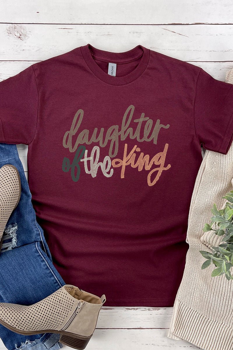 Daughter Of The King Short Sleeve Relaxed Fit T-Shirt - Wholesale Accessory Market
