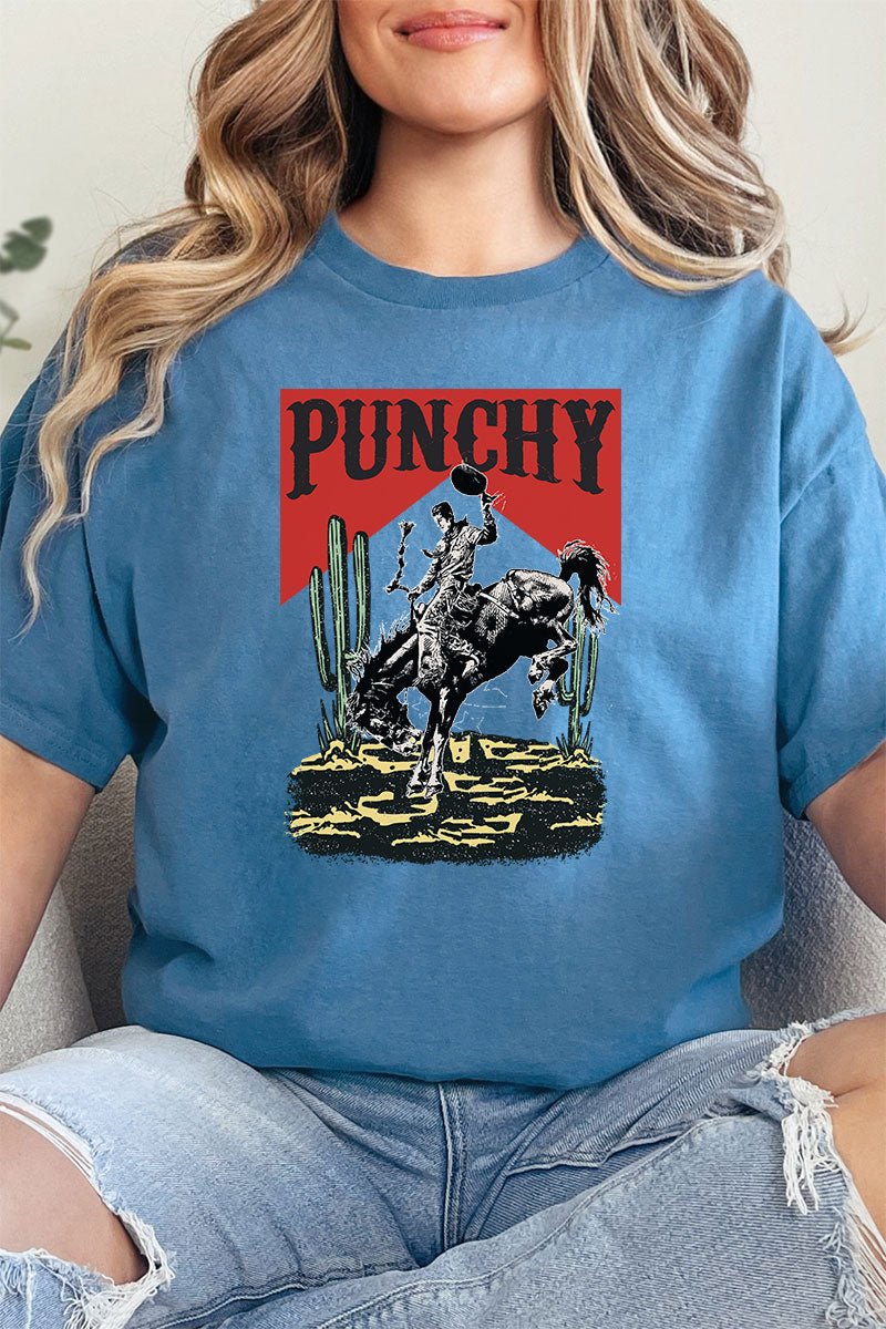 Punchy Cowboy Short Sleeve Relaxed Fit T-Shirt - Wholesale Accessory Market