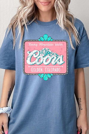 Rocky Mountain Water Short Sleeve Relaxed Fit T-Shirt - Wholesale Accessory Market