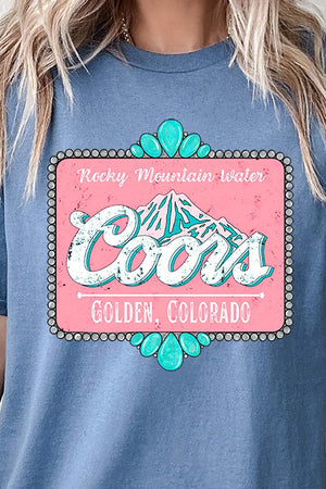 Rocky Mountain Water Short Sleeve Relaxed Fit T-Shirt - Wholesale Accessory Market