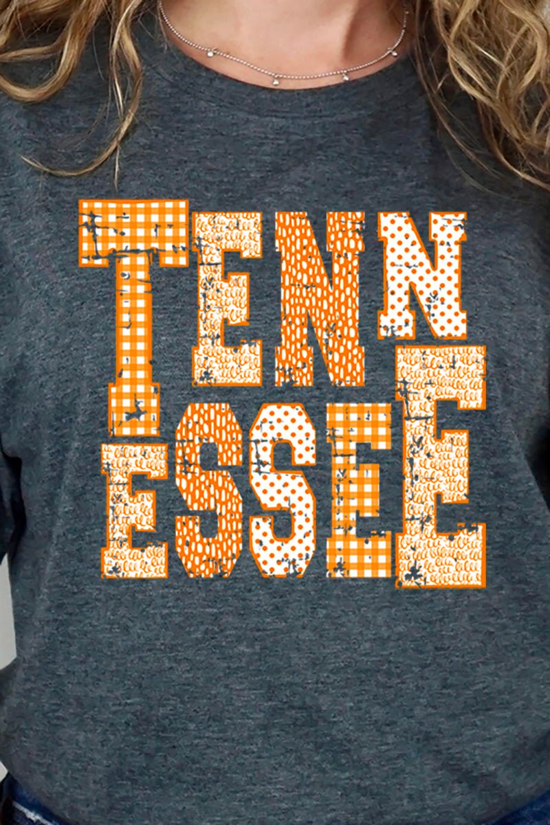 Patchwork Tennessee Short Sleeve Relaxed Fit T-Shirt - Wholesale Accessory Market