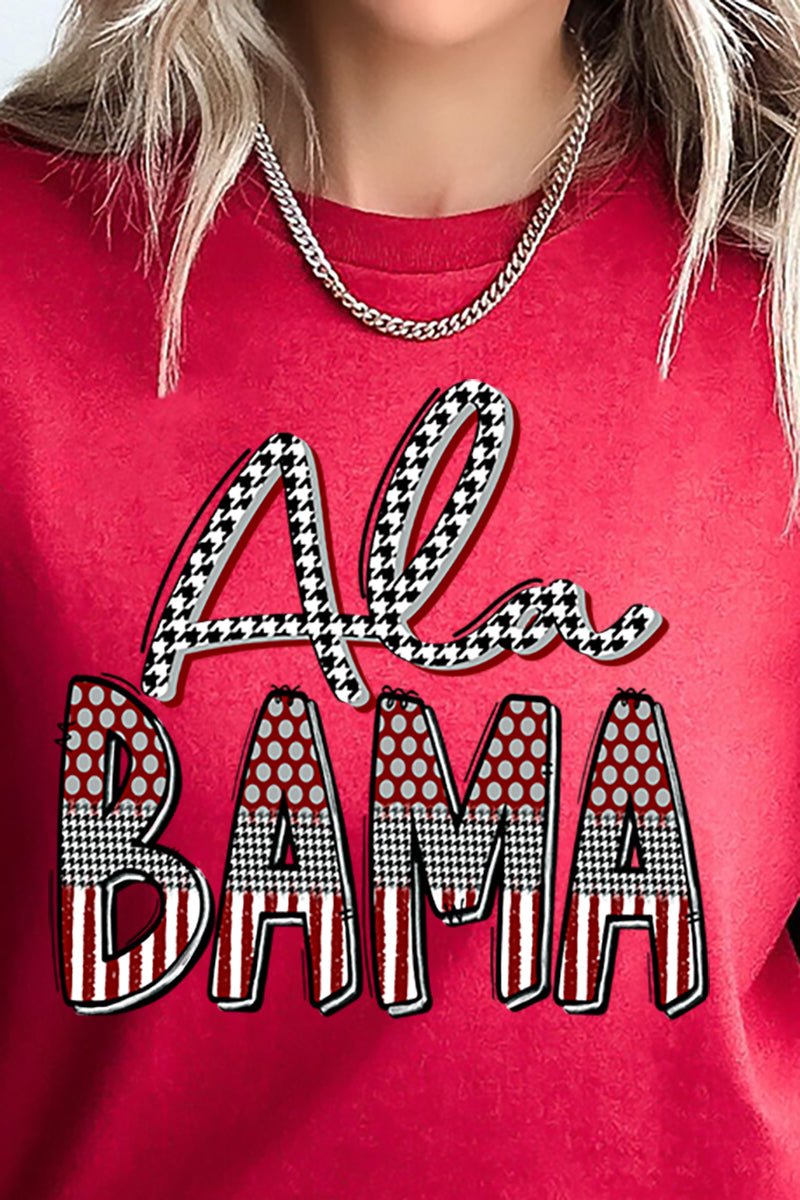 Doodle Alabama Short Sleeve Relaxed Fit T-Shirt - Wholesale Accessory Market