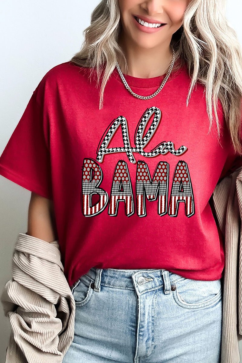 Doodle Alabama Short Sleeve Relaxed Fit T-Shirt - Wholesale Accessory Market