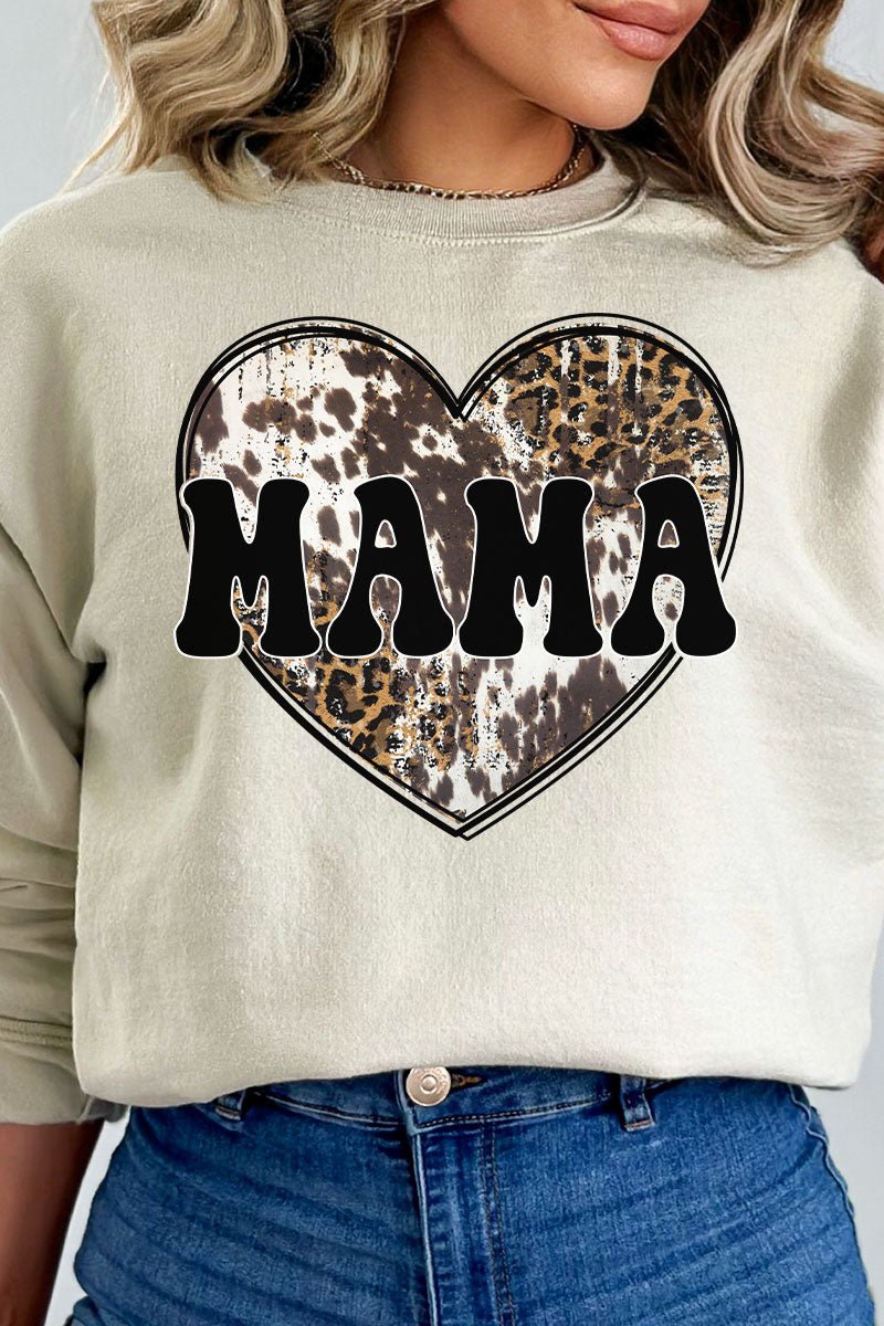 Cowhide Heart Mama Unisex NuBlend Crew Sweatshirt - Wholesale Accessory Market