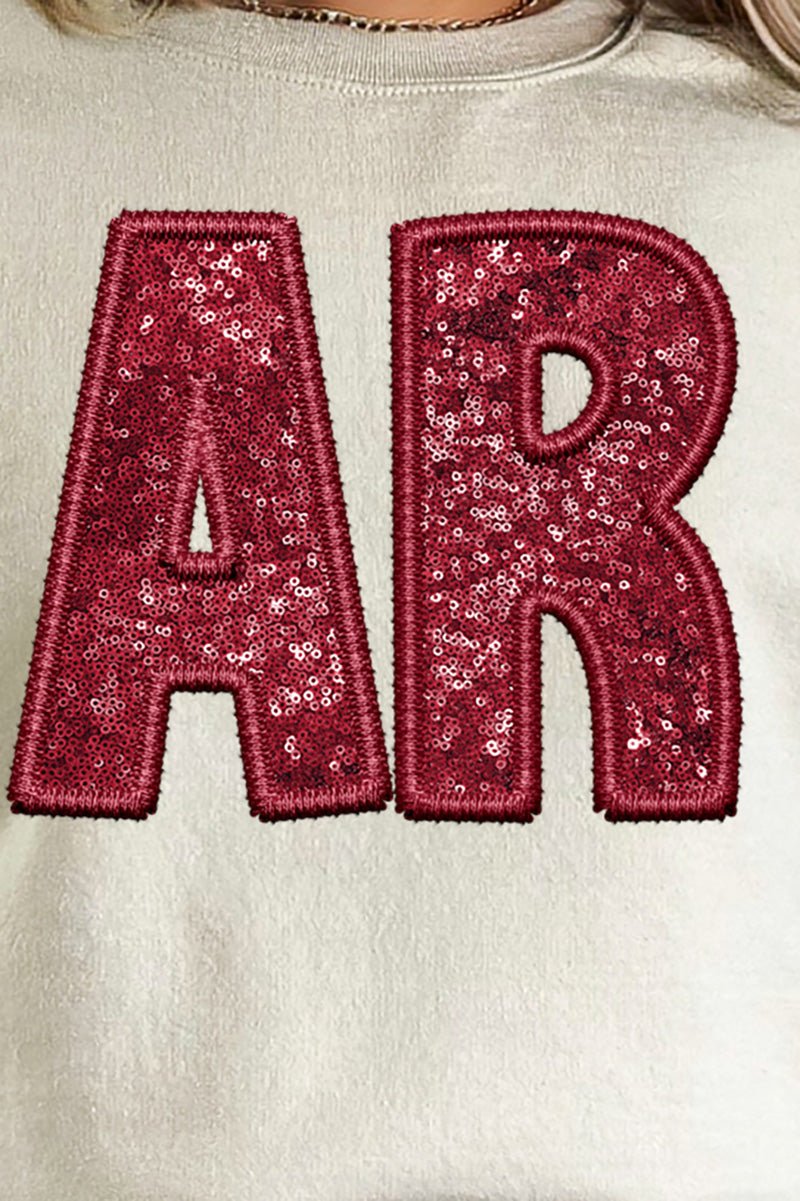 Faux Sequin AR Transfer Unisex NuBlend Crew Sweatshirt - Wholesale Accessory Market