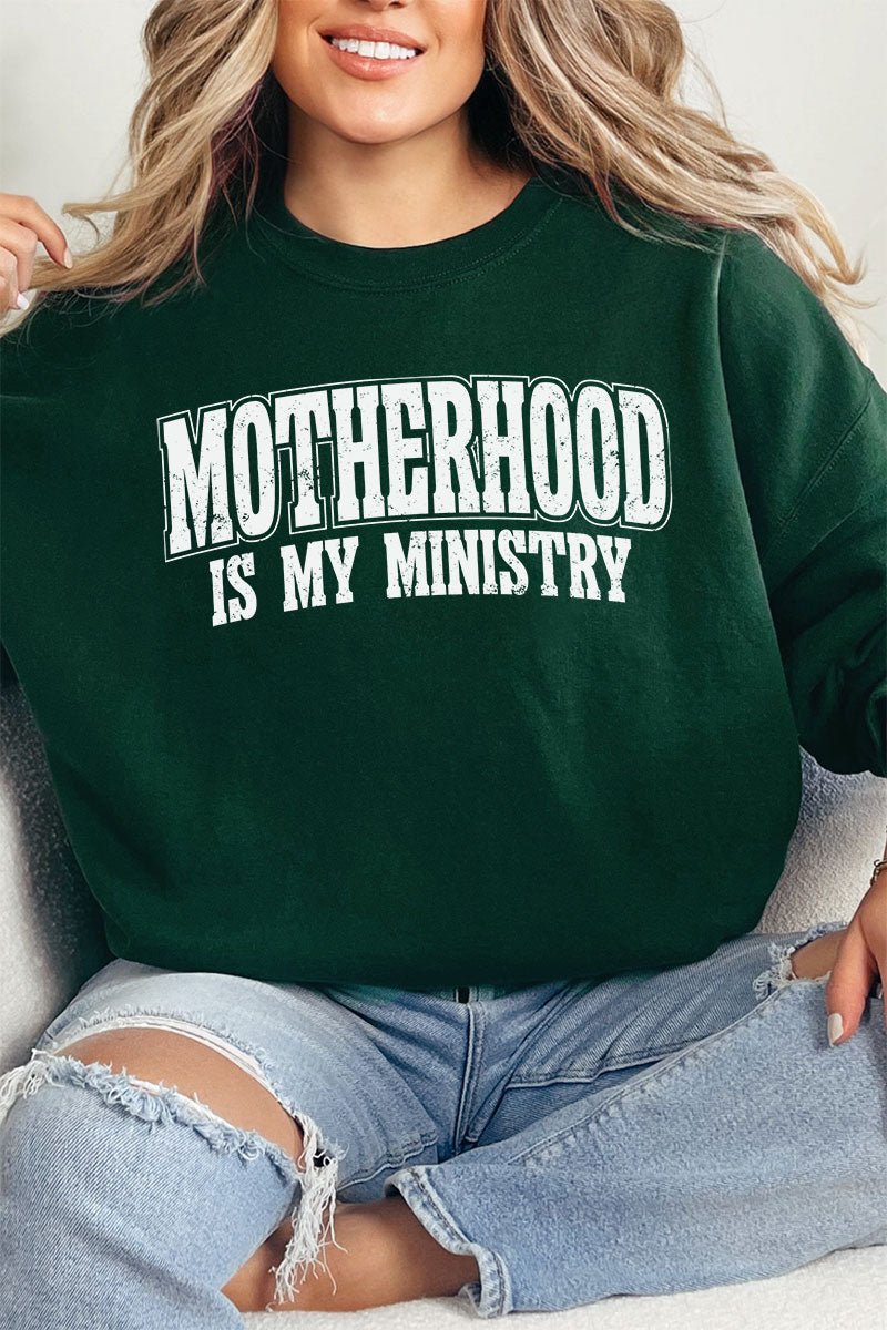 Motherhood Is My Ministry Unisex NuBlend Crew Sweatshirt - Wholesale Accessory Market