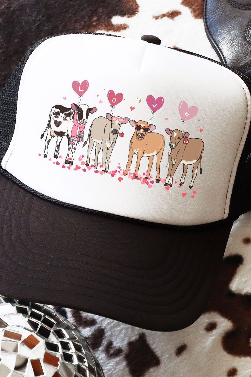 Heifer Love Foam Mesh Back Trucker Cap - Wholesale Accessory Market