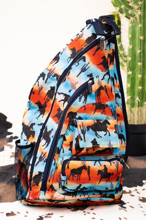 NGIL Riding Into The Sunset Sling Backpack - Wholesale Accessory Market