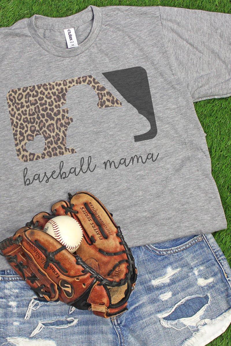 Cheetah Baseball Mama Unisex Poly-Rich Blend Tee - Wholesale Accessory Market