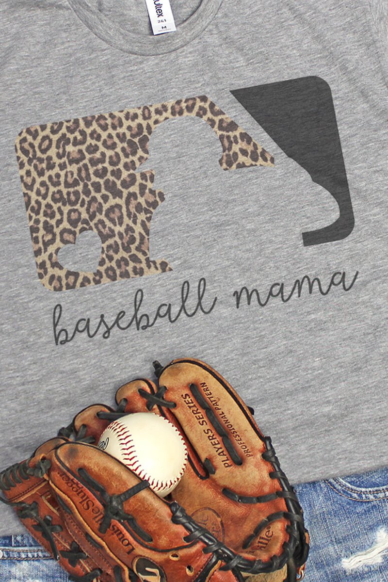 Cheetah Baseball Mama Unisex Poly-Rich Blend Tee - Wholesale Accessory Market