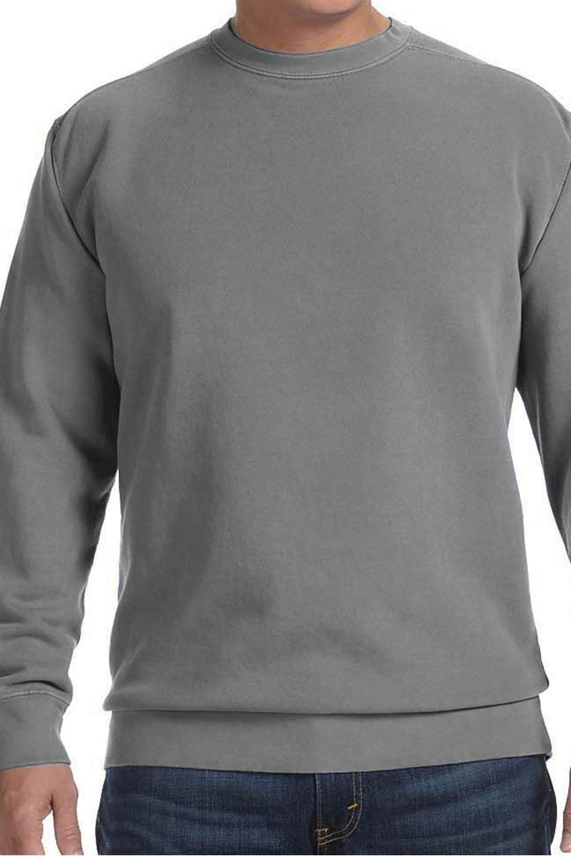 Large Monogram Comfort Colors Adult Crew-Neck Sweatshirt *Customizable (Wholesale Pricing N/A) - Wholesale Accessory Market