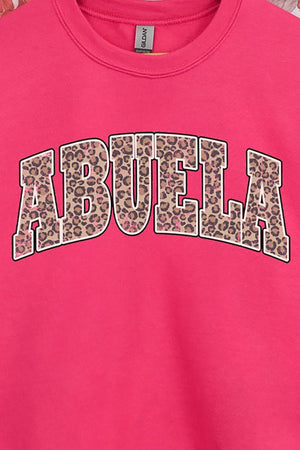 Arched Abuela Leopard Heavy-weight Crew Sweatshirt - Wholesale Accessory Market
