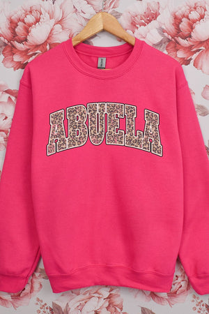 Arched Abuela Leopard Heavy-weight Crew Sweatshirt - Wholesale Accessory Market