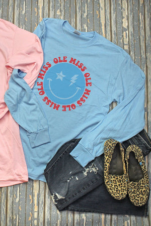 Happy Ole Miss Gamedays Unisex Dri-Power Long-Sleeve 50/50 Tee - Wholesale Accessory Market