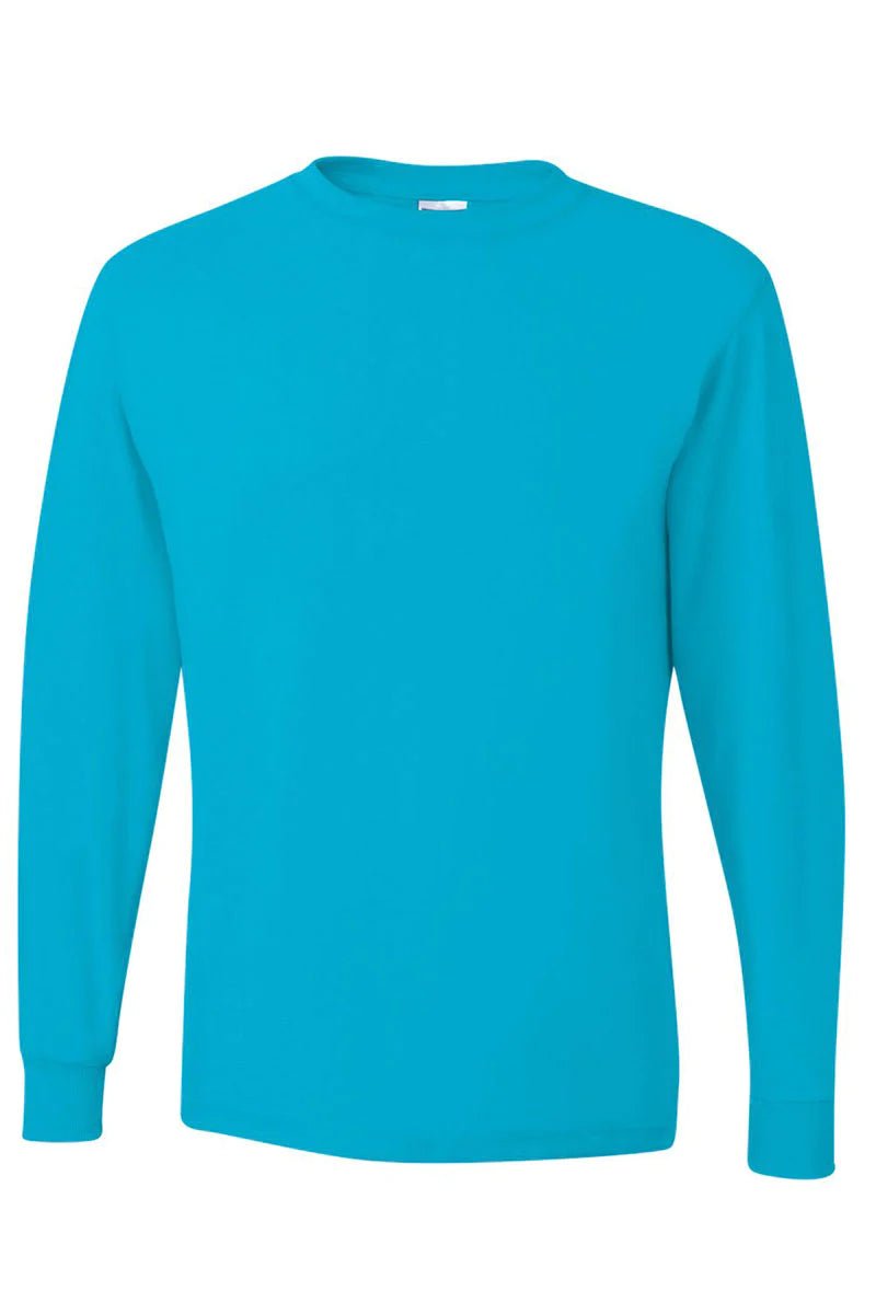 Giddy Up Colorful Chenille Patch Unisex Dri-Power Long-Sleeve 50/50 Tee - Wholesale Accessory Market