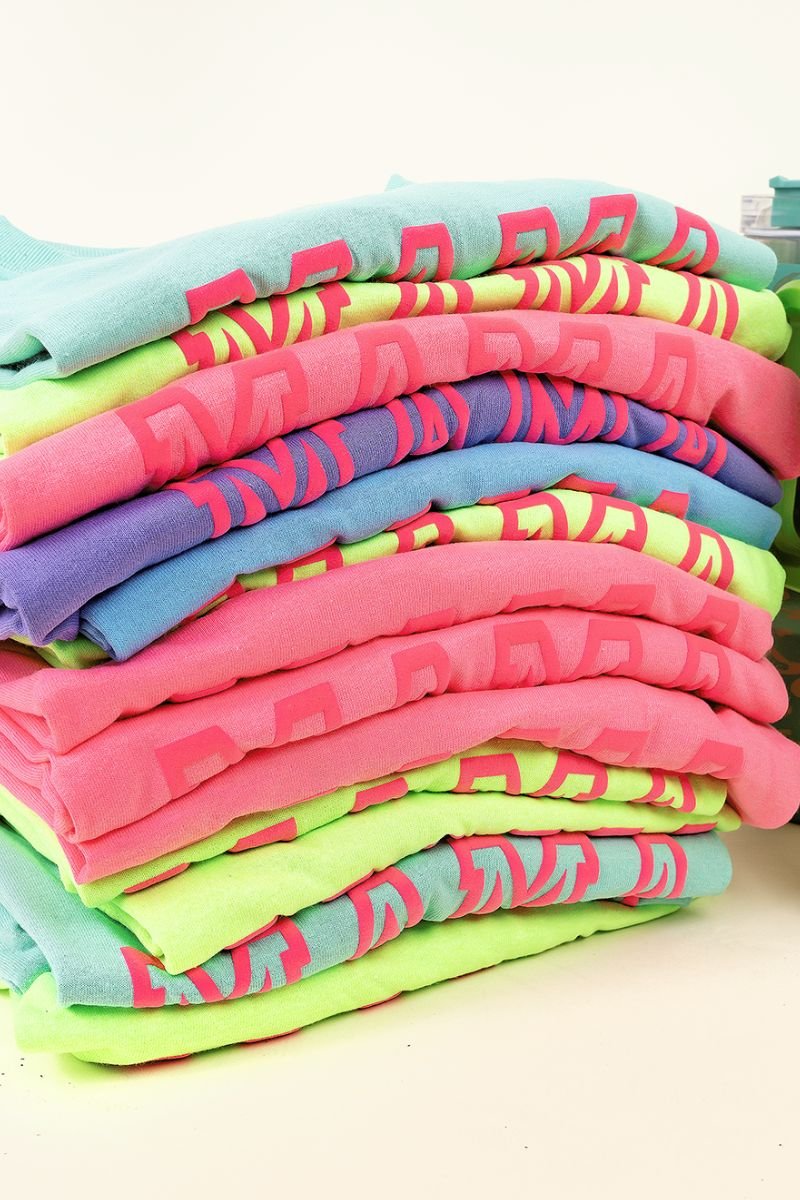 Hot Pink Mama Varsity Puff Vinyl Dri-Power 50/50 Tee - Wholesale Accessory Market