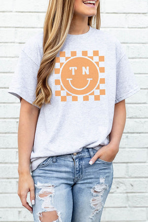 Checkerboard Happy TN Dri-Power 50/50 Tee - Wholesale Accessory Market